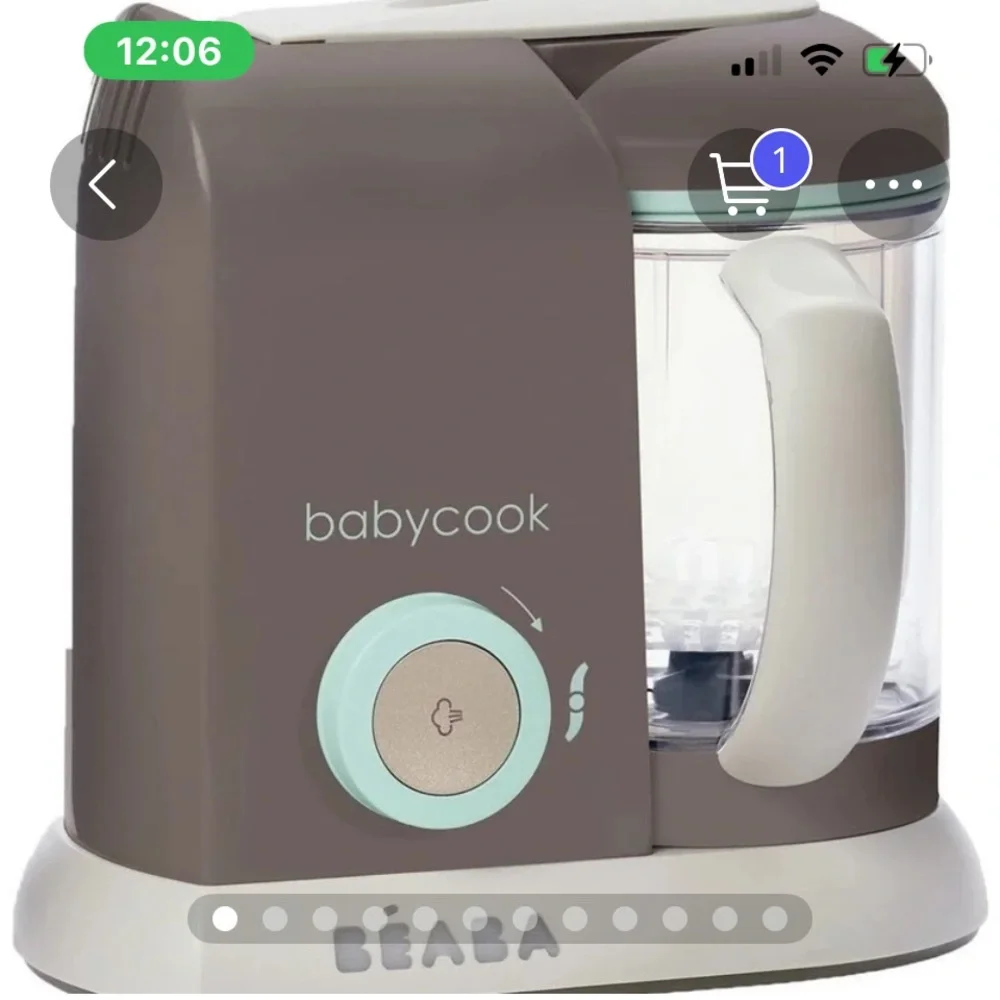 BEABA Babycook 4 in 1 Steam Cooker and Blender